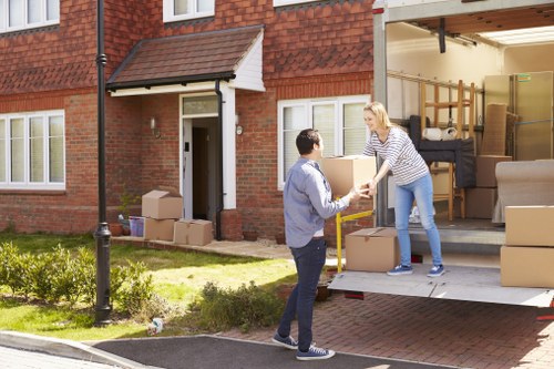 Removal team planning a house move in Ilford