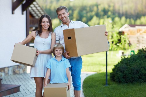 Removal team planning a house move in Ilford