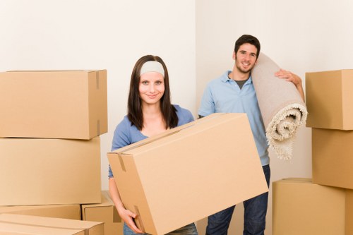 Local removals van serving Ilford residential street