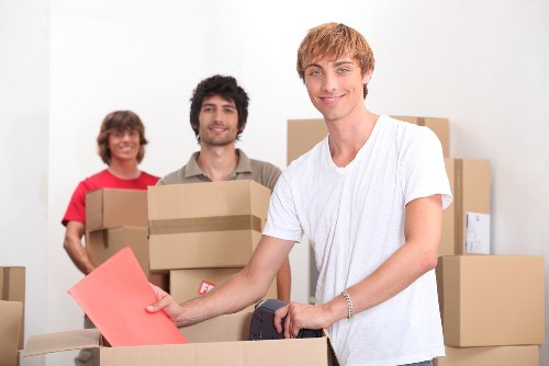 House removalists handling a family move in the Ilford area